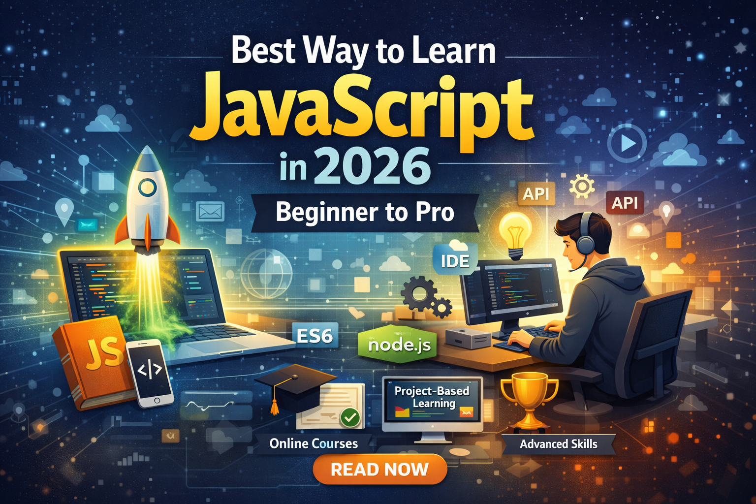 Best Way to Learn JavaScript in 2026 (Complete Beginner to Pro Guide)