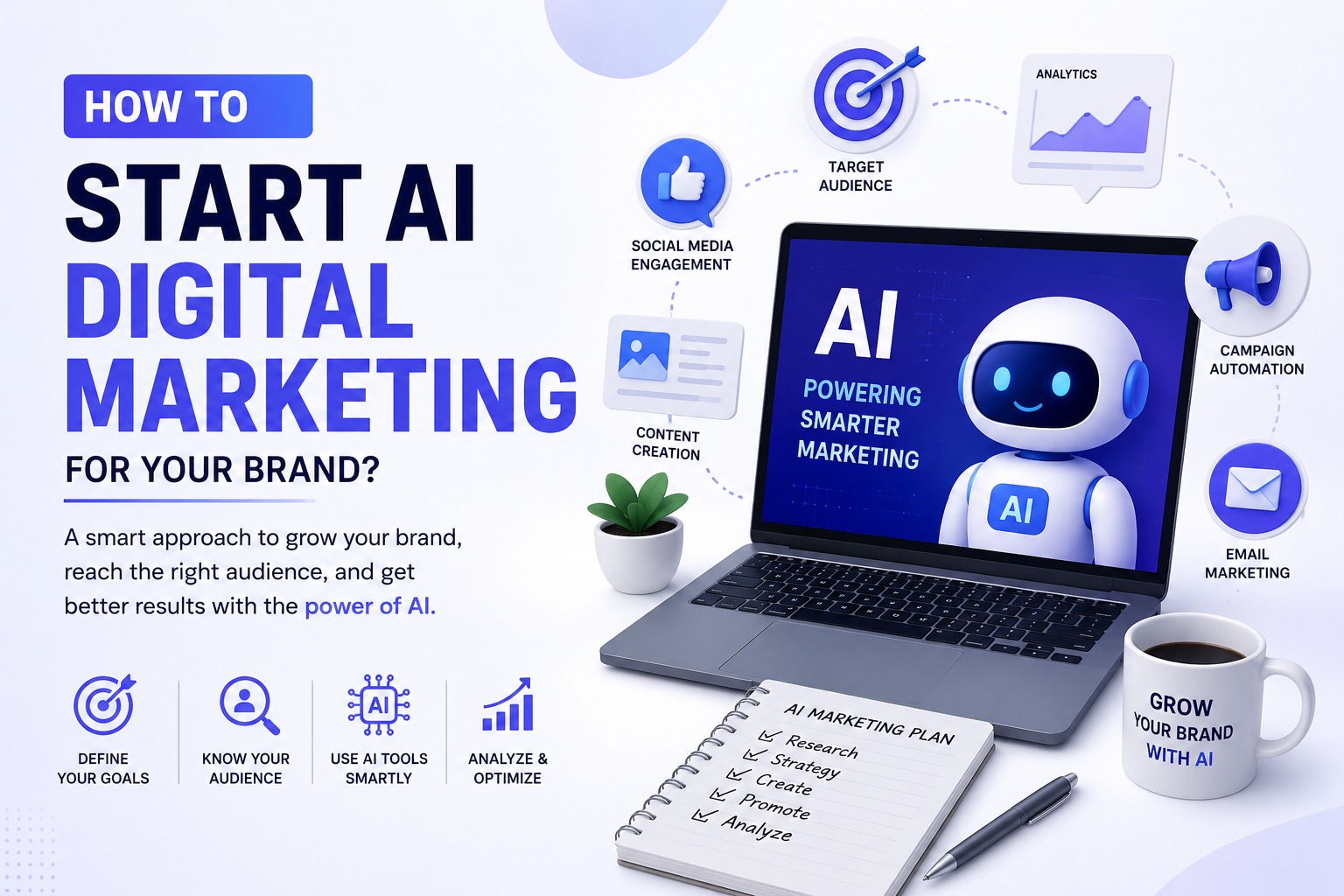 How to Start AI Digital Marketing for Your Brand?